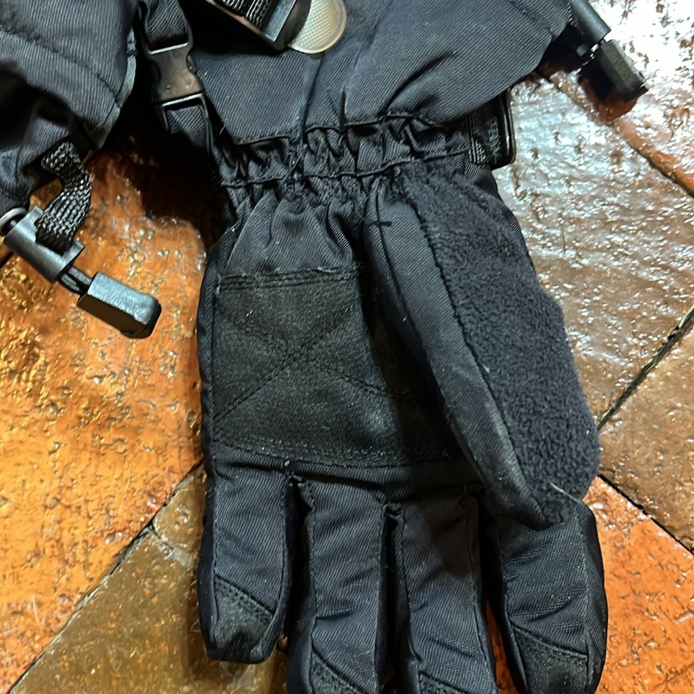 Head brand gloves black Large with velcro closure compartment. 2293 - Picture 3 of 7